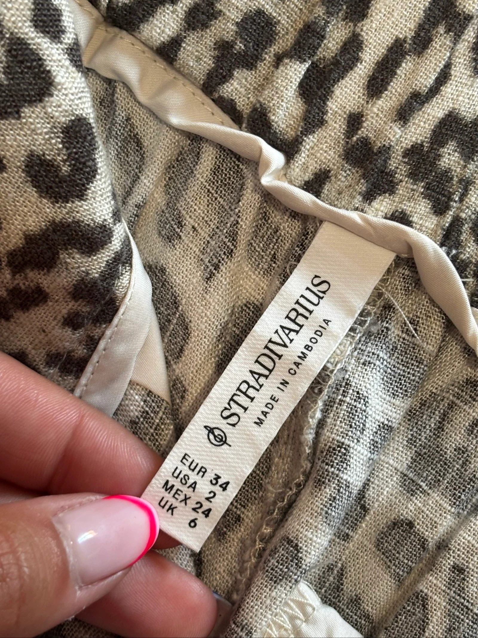 Wide leopard print Stradivarius pants – photo 3